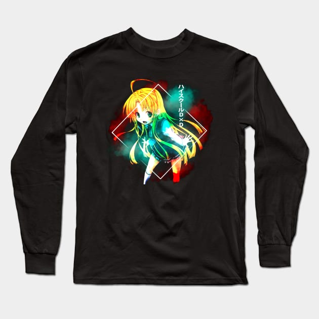 Boosted Gear Possessor High School DxD Powerhouse Shirt Long Sleeve T-Shirt by Thunder Lighthouse